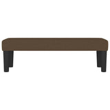 Vidaxl bankje 100x30x30 cm stof donkerbruin
