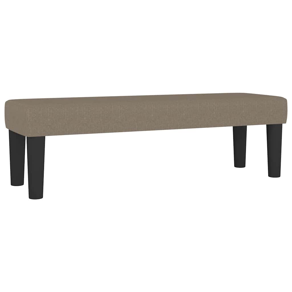 Vidaxl bankje 100x30x30 cm stof taupe