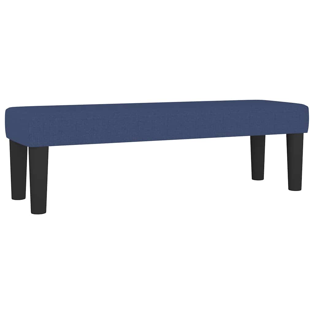 Vidaxl bankje 100x30x30 cm stof blauw