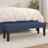 Vidaxl bankje 100x30x30 cm stof blauw