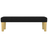 Vidaxl bankje 100x30x30 cm stof zwart