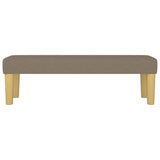 Vidaxl bankje 100x30x30 cm stof taupe