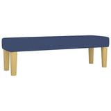 Vidaxl bankje 100x30x30 cm stof blauw