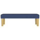 Vidaxl bankje 100x30x30 cm stof blauw