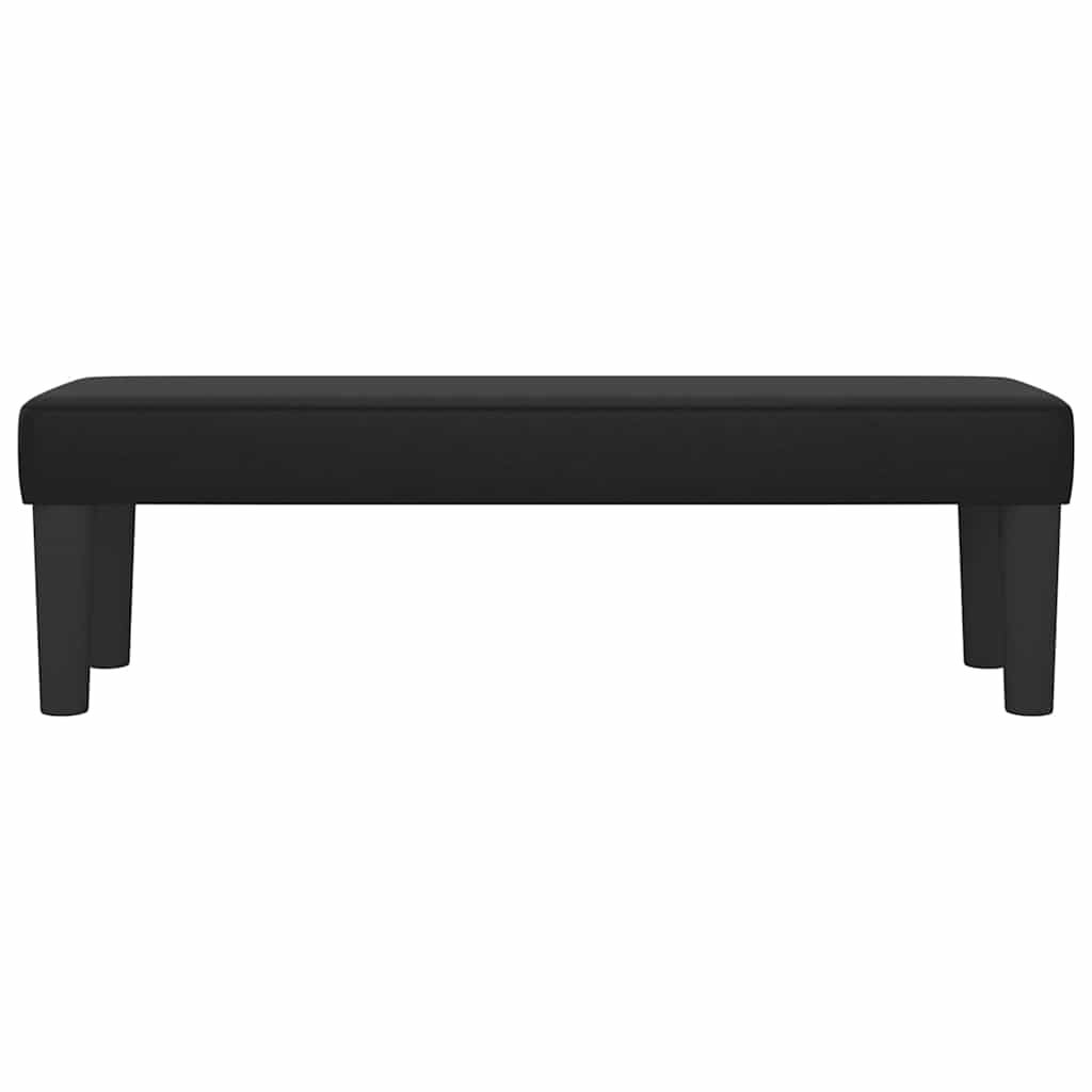 Vidaxl bankje 100x30x30 cm kunstleer zwart