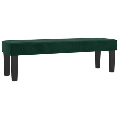 Vidaxl bankje 100x30x30 cm fluweel donkergroen