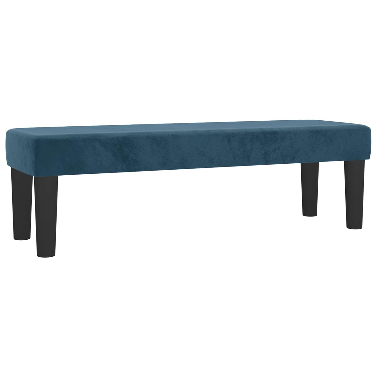 Vidaxl bankje 100x30x30 cm fluweel donkerblauw