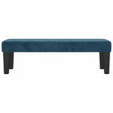 Vidaxl bankje 100x30x30 cm fluweel donkerblauw