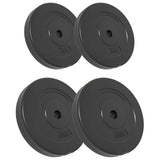 Disques licou vidaxl 4 st 30 kg de béton