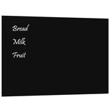 Vidaxl magneetbord wandgemonteerd 60x40 cm gehard glas zwart