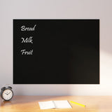 Vidaxl Magnetic Board Wall -montato in vetro indurito 80x60 cm nero