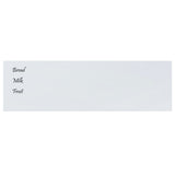 VidaXL Magnetic board for the Wall 100x30 cm Tempered Glass White