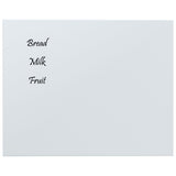 VidaXL Magneetbord voor aan de wand 50x40 cm gehard glas wit