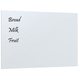 VidaXL Magneetbord wandgemonteerd 60x40 cm gehard glas wit
