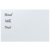 VidaXL Magneetbord wandgemonteerd 60x40 cm gehard glas wit