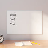 VidaXL Magneetbord wandgemonteerd 60x40 cm gehard glas wit