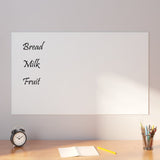 Vidaxl Magnetic Board Wall -namontovaná 100x60 cm Tempered Glass White