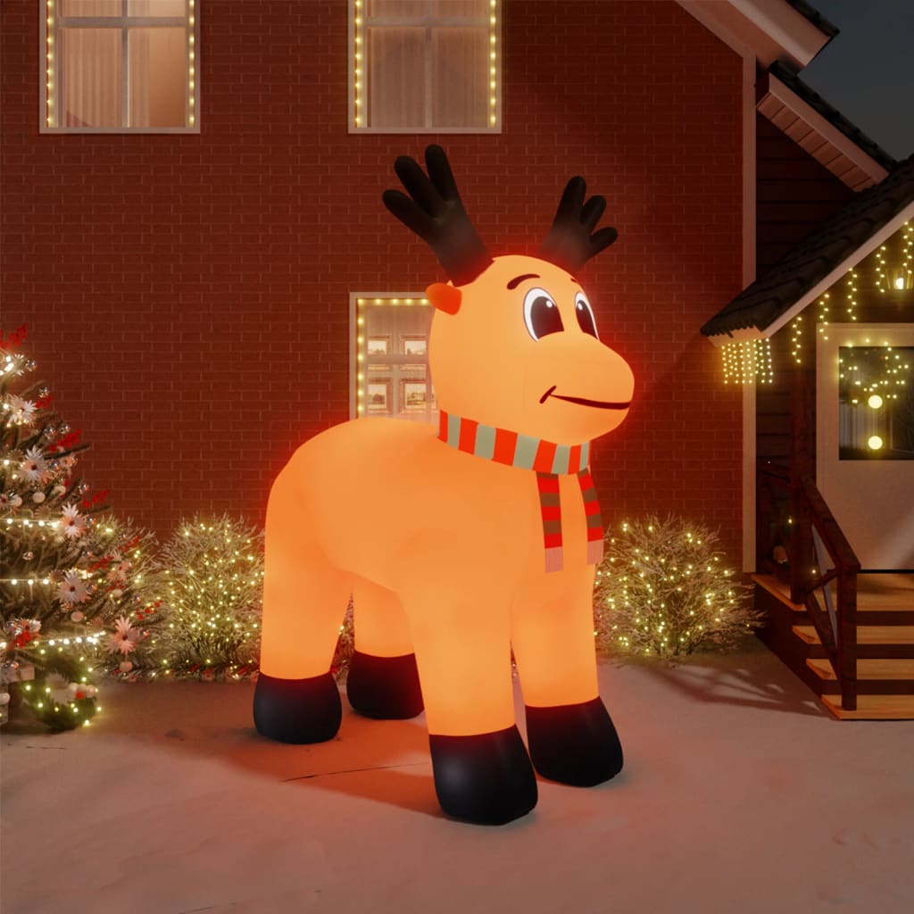 Vidaxl Reindeer z LED -ji napihljivi 400 cm