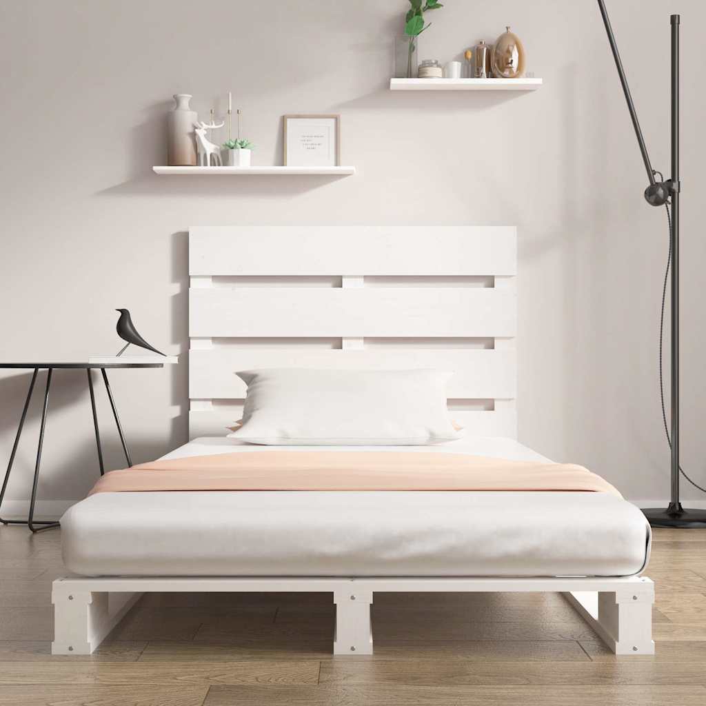 Vidaxl bedframe zonder matras massief grenenhout wit 90x200 cm
