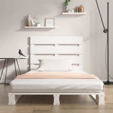 Vidaxl bedframe zonder matras massief grenenhout wit 90x200 cm