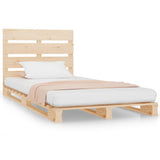 Vidaxl bedframe zonder matras massief grenenhout 75x190 cm