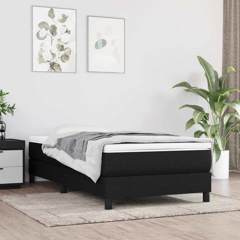 Vidaxl pocketveringmatras medium 80x200x20 cm stof zwart