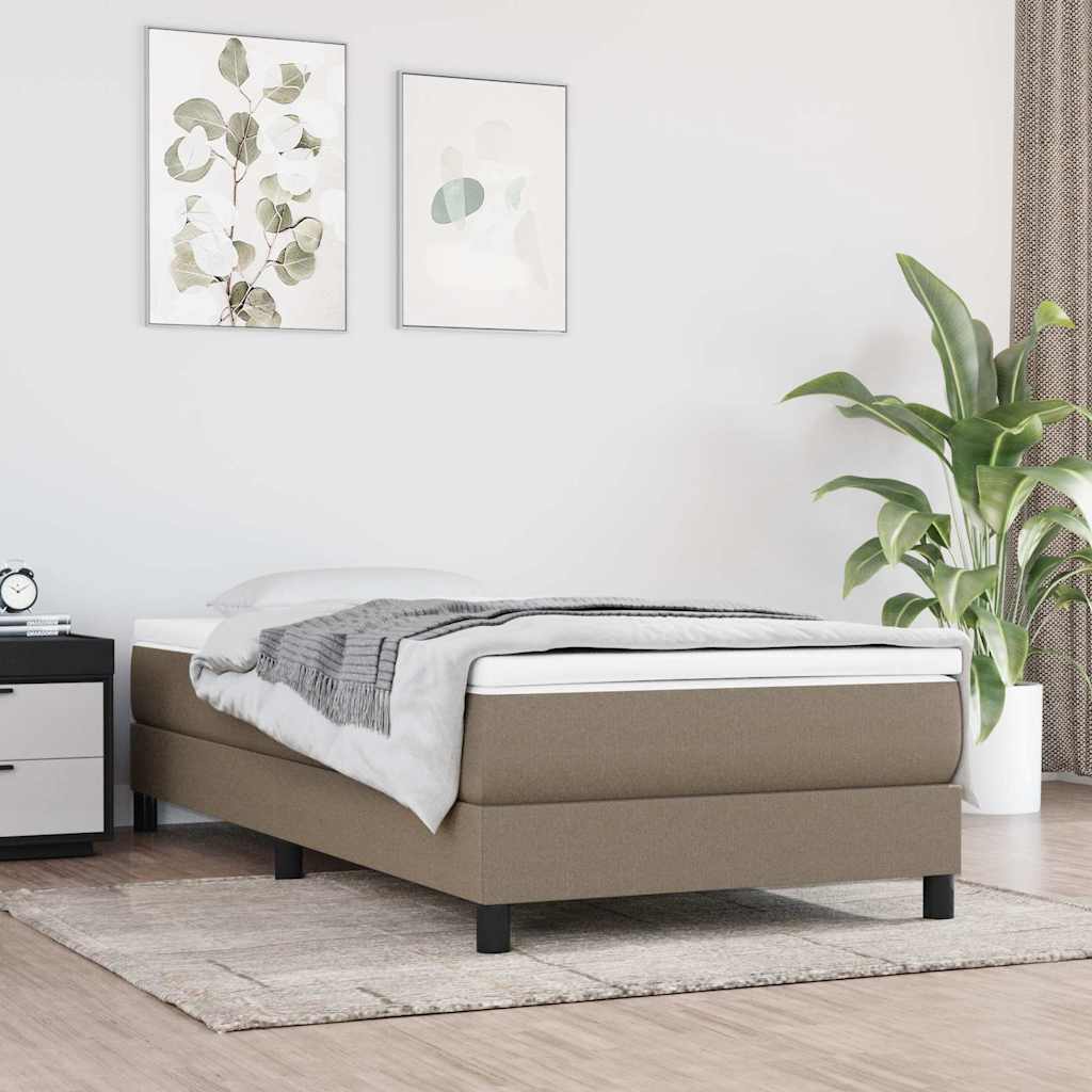 Vidaxl pocketveringmatras medium 80x200x20 cm stof taupe