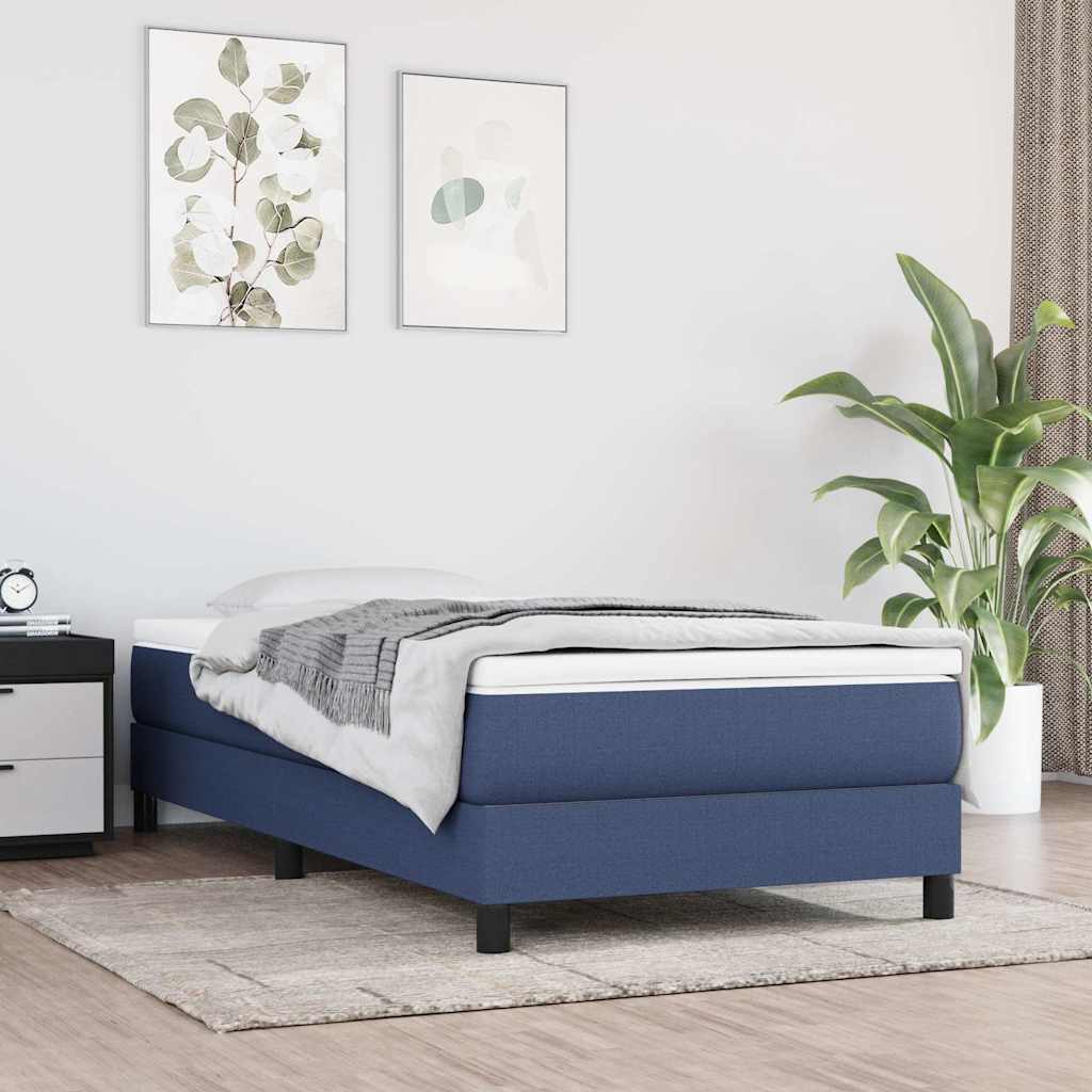 Vidaxl pocketveringmatras medium 80x200x20 cm stof blauw