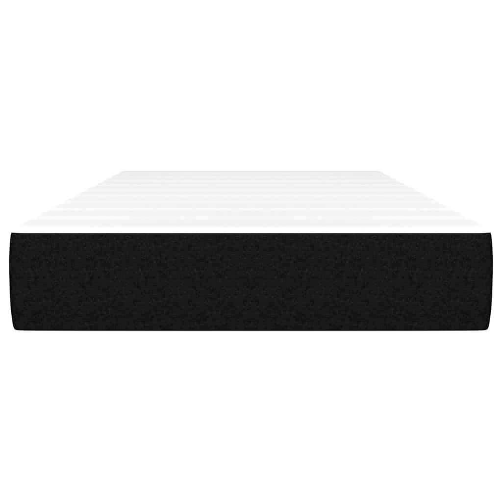 Vidaxl pocketveringmatras medium 90x190x20 cm stof zwart