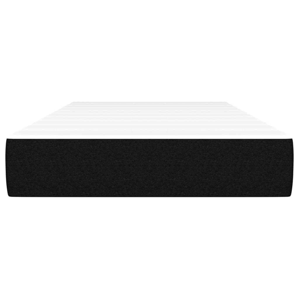 Vidaxl pocketveringmatras medium 90x200x20 cm stof zwart