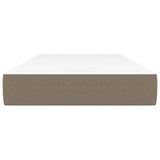 Vidaxl pocketveringmatras medium 90x200x20 cm stof taupe