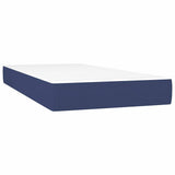 Vidaxl pocketveringmatras medium 90x200x20 cm stof blauw