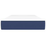 Vidaxl pocketveringmatras medium 90x200x20 cm stof blauw