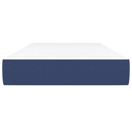 Vidaxl pocketveringmatras medium 90x200x20 cm stof blauw