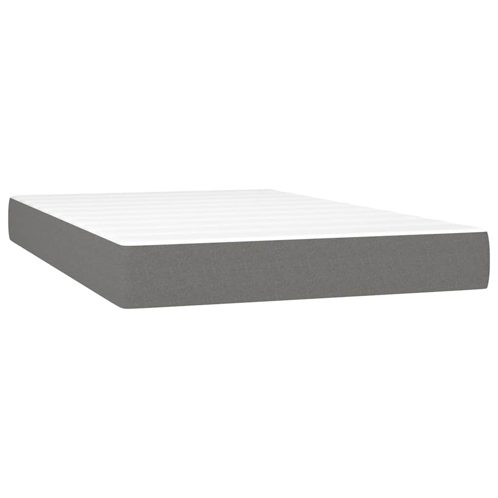 Vidaxl pocketveringmatras medium 120x200x20 cm stof donkergrijs