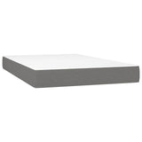 Vidaxl pocketveringmatras medium 120x200x20 cm stof donkergrijs