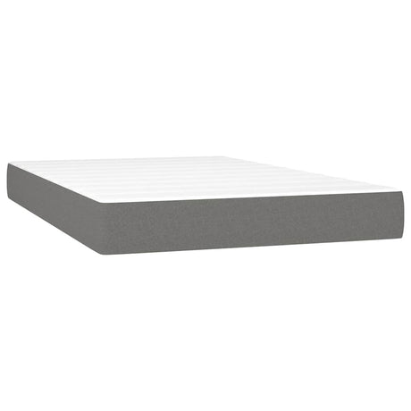 Vidaxl pocketveringmatras medium 120x200x20 cm stof donkergrijs