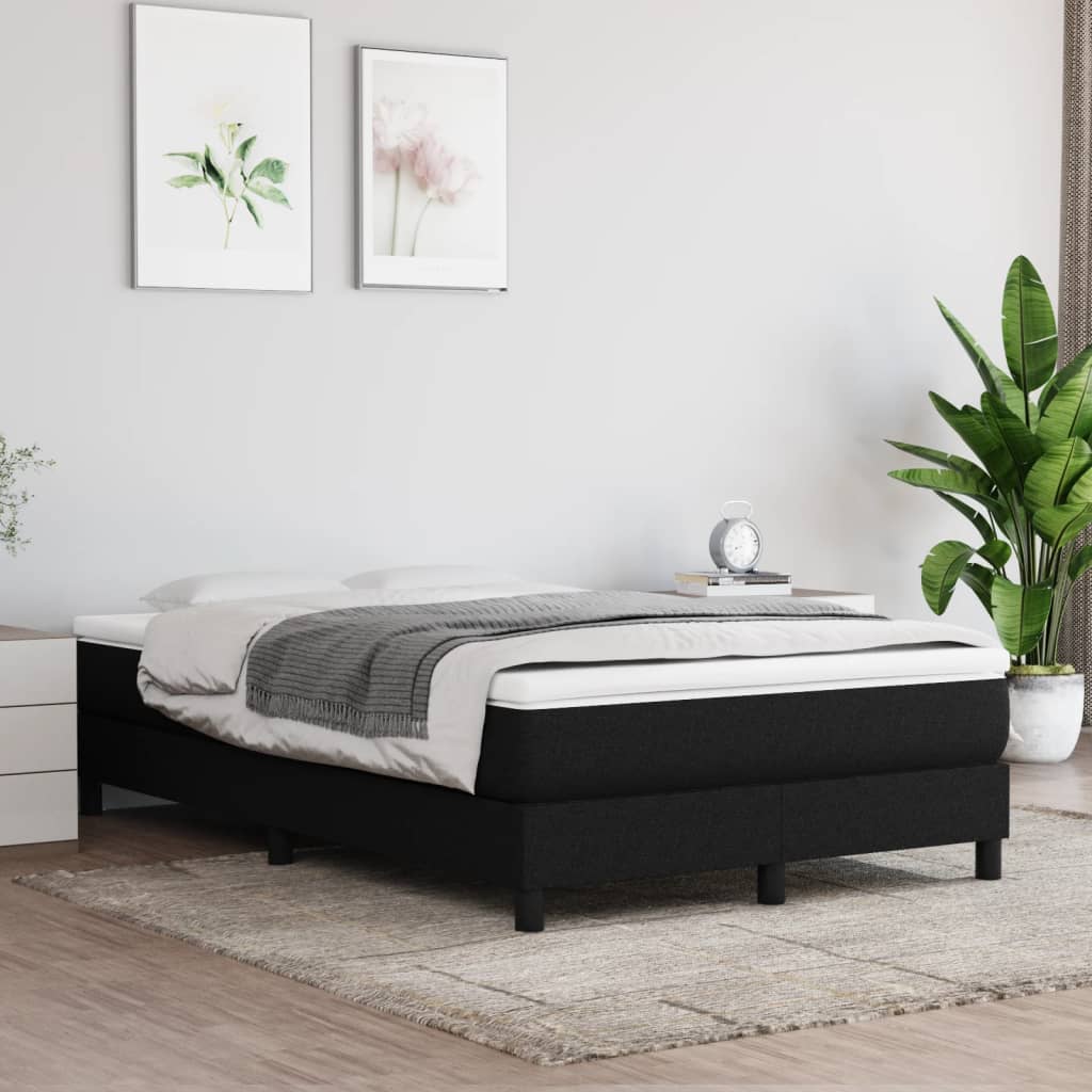 Vidaxl pocketveringmatras medium 120x200x20 cm stof zwart