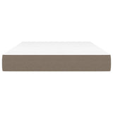 Vidaxl pocketveringmatras medium 120x200x20 cm stof taupe