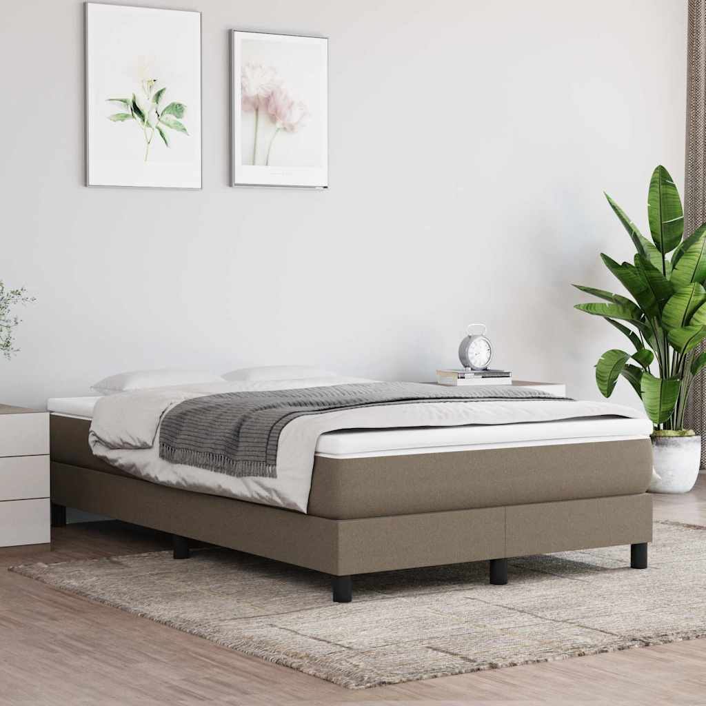 Vidaxl pocketveringmatras medium 120x200x20 cm stof taupe
