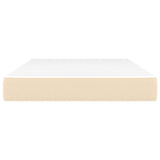 Vidaxl pocketveringmatras medium 120x200x20 cm stof crèmekleurig