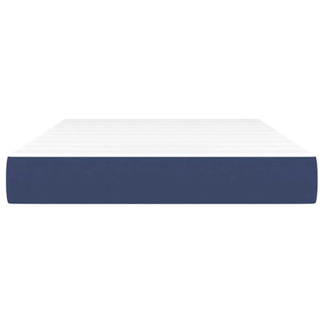 Vidaxl pocketveringmatras medium 120x200x20 cm stof blauw