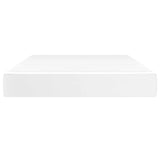 Vidaxl pocketveringmatras medium 120x200x20 cm kunstleer wit