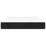 Vidaxl pocketveringmatras medium 120x200x20 cm fluweel zwart