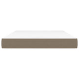 Vidaxl pocketveringmatras medium 140x190x20 cm stof taupe