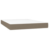 Vidaxl pocketveringmatras medium 140x200x20 cm stof taupe