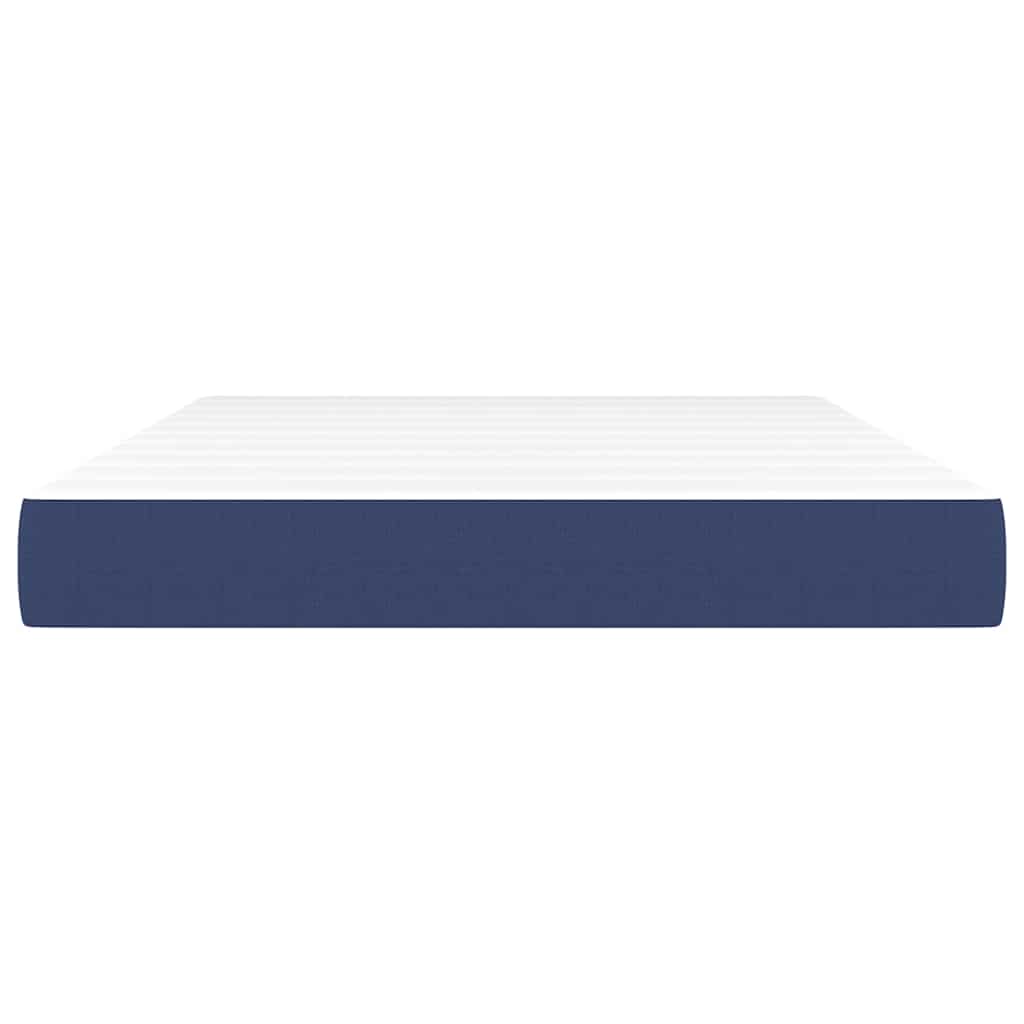 Vidaxl pocketveringmatras medium 140x200x20 cm stof blauw