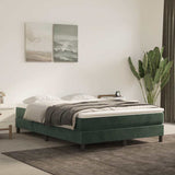 Vidaxl pocketveringmatras medium 140x200x20 cm fluweel donkergroen