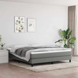 Vidaxl pocketveringmatras medium 160x200x20 cm stof donkergrijs