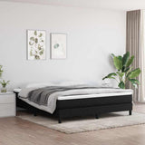 Vidaxl pocketveringmatras medium 160x200x20 cm stof zwart
